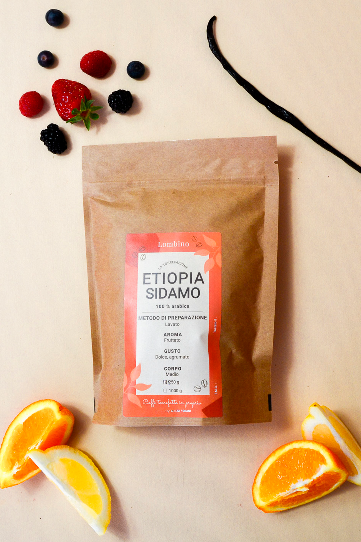 Caffè Etiopia Sidamo Guji Gr 1
