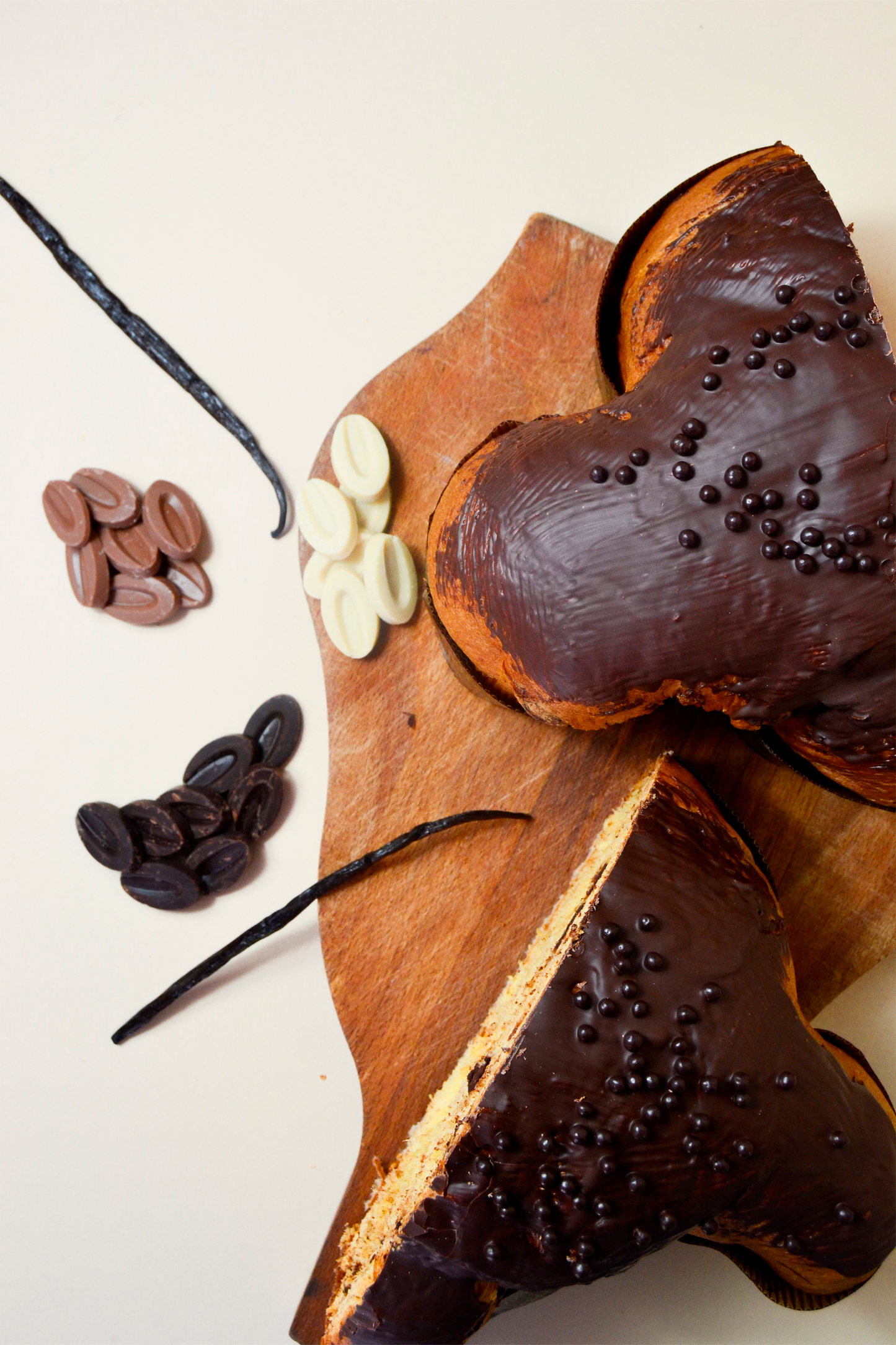 Colomba ai 3 cioccolati