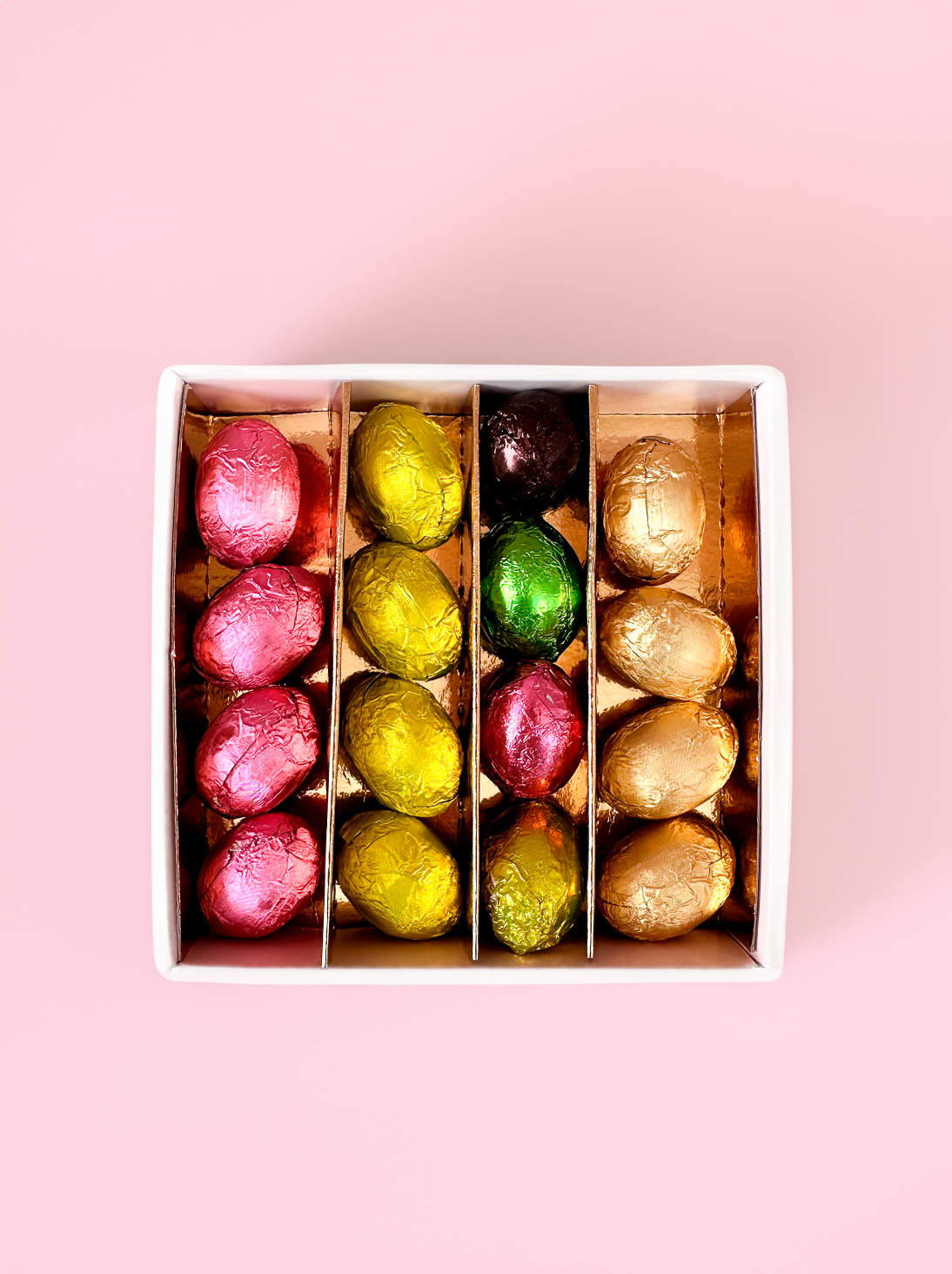 Scatola regalo ovetti cioccolato misti