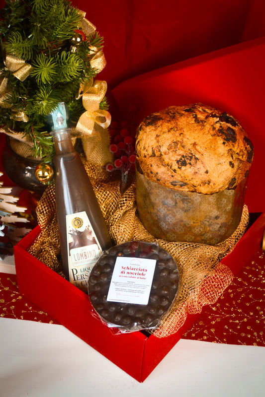 Confezione regalo Panettone, Persipien e schiacciata